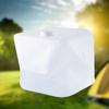 Bolsa Plegable para Almacenamiento de Agua de Plástico Blando de 5L Cubo Plegable Tetera Portátil Cuadrada Transparente para Exteriores Grifo Precio Especial