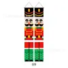 Temu Gran Venta Serie de Banderas Dobles Navideñas Impresión de Alta Definición Papá Noel Muñeco de Nieve Banderín Decorativo para Pasillo
