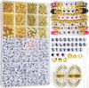 Kit para hacer pulseras con cuentas espaciadoras de letras, 1534 piezas, Amazon, gran oferta, joyería DIY, apto para todos los gustos.