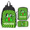 Nova mochila escolar estampada UNSPEAKABLE de três peças, desenho animado, periférico de jogo, mochila estudantil, Bolsa de Ombro Estojo