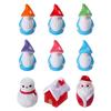 Cross-border nova micro paisagem natal velho anão boneco de neve quarto diy decorações acessórios mini ornamentos