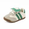 Jardim de infância Bebê Forrest Gump Sapatos Outono Infantil Flip-on Sapatos de Treinamento Meninos e Meninas Sapatos de Lona de Sola Macia Contraste Cor Sapatos de Placa 2024