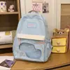 Mochila Transparente Suave y Linda con Acabado Miel, Tacto Hidratante, Adecuada para Estudiantes Universitarios, Almacenamiento Portátil para el Viaje Diario