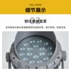 Lámpara de árbol LED para exterior impermeable lámpara de árbol parque lavador de pared verde DMX512 control externo colorido lámpara de inundación 24V