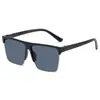 Gafas de Sol Cuadradas Transfronterizas Nuevas 2025 para Hombres y Mujeres, Gafas de Sol de Moda Anti-UV para Conducir, Gafas de Sol Retro de Medio Marco