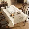 Nova Toalha de Mesa Estilo Chinês, Lavável, Impermeável, à Prova de Óleo, Tapete de PVC para Mesa de Jantar, Retangular, Resistente ao Calor, Tapete de PVC para Mesa de Centro de Madeira Maciça, Capa de Mesa