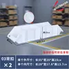 Tengzhengyue Caixa de Peças para Fivela Traseira Caixa de Armazenamento Oblíqua de Plástico Espessado Caixa de Classificação de Materiais para Oficina Caixa de Acessórios para Parafusos