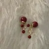 Pendientes Colgantes de Mariposa con Circonita y Perla Vintage, Lujo Ligero, Elegantes y Sofisticados, Simples y Exquisitos, Pendientes Únicos para Mujer