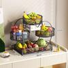 Estante de Almacenamiento de Escritorio Almacenamiento de Mesa Bandeja de Frutas Multicapa Mesa de Centro Estante de Almacenamiento de Snacks Soporte para Taza de Té Taza de Agua