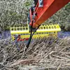 Cortadora de Excavadora, Podadora de Césped, Cortador de Ramas para Jardín y Césped, Podadora de Césped Hidráulica de Alta Velocidad, Máquina Limpiadora de Terrenos para Excavadora
