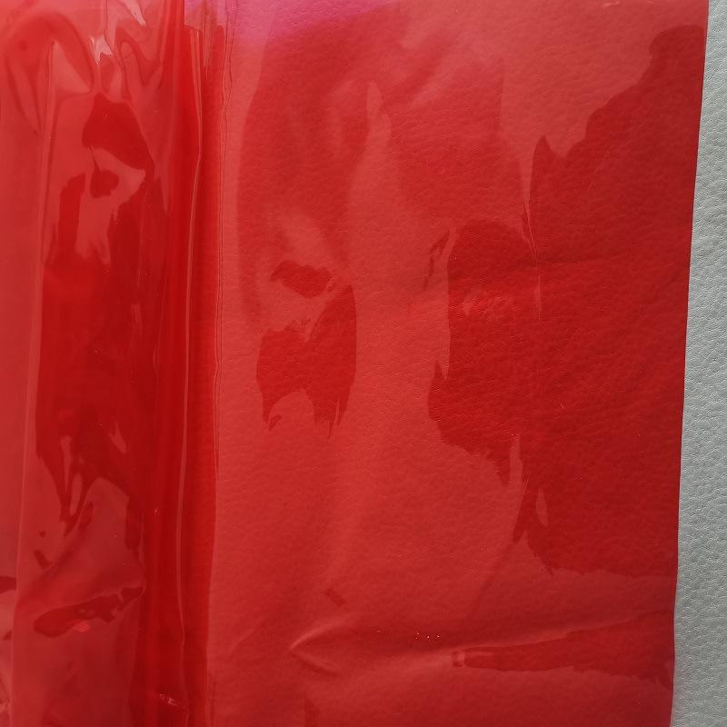 红色透明PVC膜-30