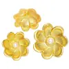Botones Metálicos Estilo Chanel con Acabado de Lujo, Botones Decorativos Versátiles para Coser a Mano en Suéteres, Zapatos y Sombreros, Botones de Perla en Stock