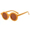 Óculos de sol infantis estilo coreano retrô com armação redonda pequena para meninos e meninas, PC leve, óculos de sol fofos, óculos de sol personalizados para bebês