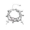 Pulsera Hermosa Estilo Chino Tai Chi Montaña Fantasma Diseño de Nicho Femenino Nuevo Estilo Chino Pulsera de Vidrio de Doble Capa Graduación Estudiante