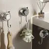 Gancho de Ventosa Hogareño Fuerte Pegajoso sin Taladro Gancho de Vacío sin Rastro para Cocina Baño Inodoro Estante de Almacenamiento