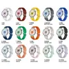 Adequado para Huawei GT5 Honor Textura de Resina Pulseira de Relógio de Silicone Personalizável 16mm Pulseira de Relógio de Silicone Monocromática de Reposição