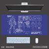 Mouse Pad Marvel Alfombrilla de Juego Venta al Por Mayor Transfronteriza E-Sports Alfombrilla para Teclado Iron Man Computadora Goma Almohadilla Antideslizante