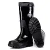 Botas de lluvia Aote Ta Yu de caña alta para hombre 809 negras industriales y mineras a prueba de tres elementos protección laboral botas de lluvia, a prueba de inundaciones, zapatos de agua para trabajo en sitio de construcción, zapatos de goma
