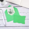Sobres adhesivos de estilo europeo transfronterizos de colores con bordes ondulados, tarjetas de felicitación de color sólido simples, juego de sobres estilo occidental