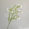 Ramo de Flores Artificiales de Flores Silvestres Realistas de Gama Alta, Decoración de Flores Falsas para Sala de Estar, Arreglo de Escena de Flores de Seda para Bodas