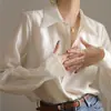 Camisa Blanca para Mujer con un Diseño Único, Nueva Elegante Blusa Plisada 2026, Elegante y a la Moda Top de Manga Larga