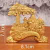 Sapo Dourado de Três Patas Areia, Ouro Cheio de Diamantes, Artesanato Recortado, Peças de Brinquedo, Pet de Chá que Morde Dinheiro, Enfeites de Metal para Mesa de Escritório