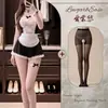 Aishangyou Uniforme de Lingerie Sexy Tentação Traje de Empregada Renda Transparente Faixa de Cabelo Avental Empregada Dropshipping