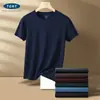 Nueva camiseta interior térmica sin costuras de cuello redondo para hombre para otoño e invierno, con forro polar añadido y forro polar de doble cara engrosado para abrigar, fabricante de camisetas de manga corta