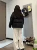 Chaqueta de Algodón Casual y Versátil con Cuello Alto para Mujer en Otoño e Invierno, Cálida y a la Moda, Chaqueta tipo "pan" de Marca Trendy para Deporte y Ocio, para Pareja