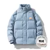 Jaqueta de Penas Masculina Tanke Zhe para Uso Externo Jaqueta Puffer Quente de Penas de Pato Masculina Inverno À Prova de Vento Gola Alta Casual Versátil Roupa de Fora