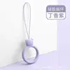 Colgante Colgante de Oso para Teléfono Móvil Estuche de Teléfono Móvil de Dibujos Animados Anillo para Colgar Cordón para Llaves Silicona Líquida Portátil Hebilla de Anillo Duradera