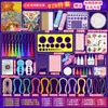 Kit de Material para Quilling para Iniciantes, Pintura em Quilling, Ferramentas Manuais DIY, Tiras de Papel para Quilling, Cola, Desenho Linear para Estudantes