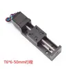 Módulo Lineal Deslizante Micro Motor Paso a Paso Tornillo Trapezoidal Guía Lineal Tipo Motor Lineal Riel de Guía Cruzada Elevadora