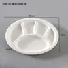 Prato Descartável Prato para Churrasco 35cm Espessado Polpa de Cana de Açúcar Extra Grande Talheres Prato Longo Quadrado Prato Degradável