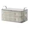 Saco Organizador de Roupas, Alça Longa, Grande Capacidade, Transparente, Reforçado, Forte Capacidade de Carga, Resistente ao Desgaste, Saco Organizador para Mudança
