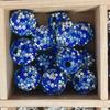 Bola de diamante incrustada con cuentas de cristal de pedrería, cuentas con agujero, cuentas espaciadoras, hechas a mano, material para colgante de pulsera de mano, accesorios de joyería DIY al por mayor