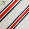 Punto de fábrica 100D grano denso cinta rayada tricolor poliéster cinta intercolor ropa tira lateral accesorios de equipaje