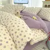 Conjunto de Roupa de Cama Desenho Animado Primavera 2026 Conjunto de Quatro Peças Estilo Fresco Lençol Capa de Edredom Roupa de Cama Nantong Conjunto de Três Peças para Dormitório 4