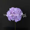 Flor de hortênsia artificial grande de haste única de alta qualidade para decoração de sala de estar, arranjo de mesa, adereço de arranjo floral para rack de TV