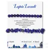 Pulsera de grava de piedra natural para tarjetas 2023 nueva moda femenina OL doble capa para hombres y mujeres pulsera de novias comercio exterior exclusivo