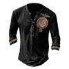 Camiseta informal de manga larga, ajustada, sin cuello, de talla grande, para jóvenes, con impresión transfronteriza de comercio exterior europeo y americano.
