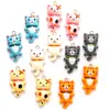 Joias DIY Resina Gatinho Joias Feitas à Mão Fazendo Brincos Brincos Brincos Pingente Pingente Acessórios W255