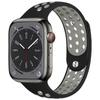Adecuado para Correas de Apple Watch Applewatch10/Se/S10 Sección Doble Nike Correa Deportiva de Silicona para Reloj