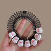 Artefacto para rematar cabello roto, pinza para el cabello para niños, parte posterior de la cabeza, lindo tocado, peine largo Lala para niñas, accesorios para el cabello