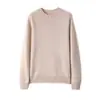 Suéter de Tricô de Cashmere Feminino Novo Outono/Inverno 2026 Clássico Versátil Emagrecedor Elegante Ombro Normal Cor Sólida