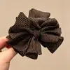 Pinza de plátano para coleta alta elegante estilo retro francés, pinza para el pelo plisada sofisticada, estilo coreano, nueva colección 2026, pinza para el pelo vertical
