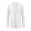 Exportación Transfronteriza Ropa de Mujer Verano 2025 Estilo Europeo y Americano Suelta Casual Color Sólido Delgada Chaqueta Cardigan para Mujer Z625292