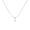 Popular Collar con Colgante de Perla Lunar para Niñas, Exquisito Ins de Lujo Accesible de Gama Alta, Suave Elegante, Cadena para Clavícula Regalo