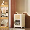 Armário de armazenamento multicamadas 36-42CM, armário de armazenamento tipo gaveta para cabeceira de cama, banheiro, armário de cozinha com rodas, design de porta aberta, armário para espaços estreitos
