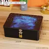 Caja pequeña cerrada caja de almacenamiento caja de hierro alcancía pequeña caja con contraseña joyero caja de bloqueo para teléfono móvil alcancía caja fuerte